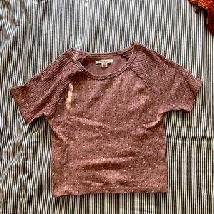 American Eagle T shirt with flowers